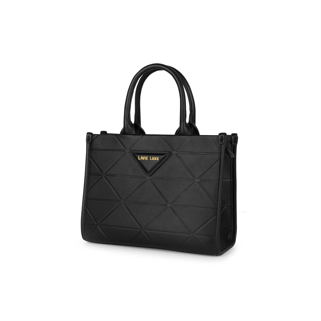 Lavie Luxe Mona Box Medium Satchel Bag