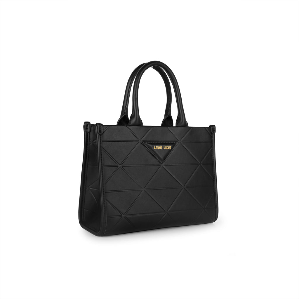 Lavie Luxe Mona Box Medium Satchel Bag
