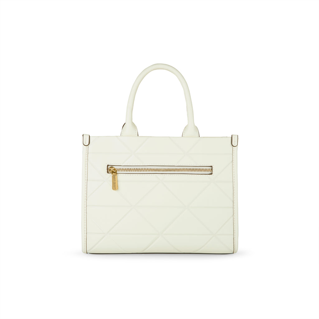 Lavie Luxe Mona Box Medium Satchel Bag
