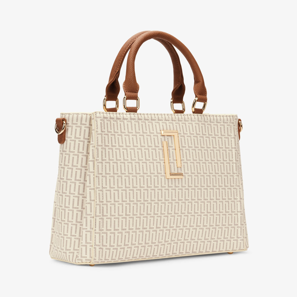Daphne 3 Compartments Medium Satchel Bag