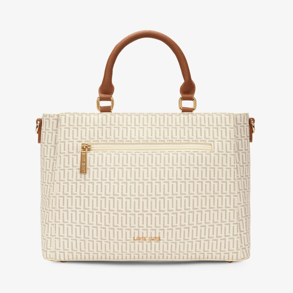 Daphne 3 Compartments Medium Satchel Bag