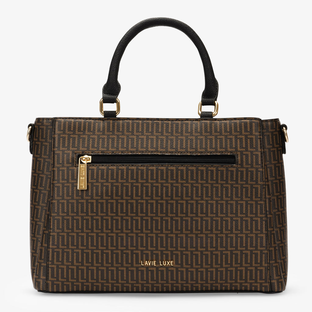 Daphne 3 Compartments Medium Satchel Bag