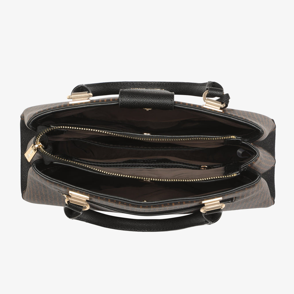 Robin 3 Compartments Medium Satchel Bag