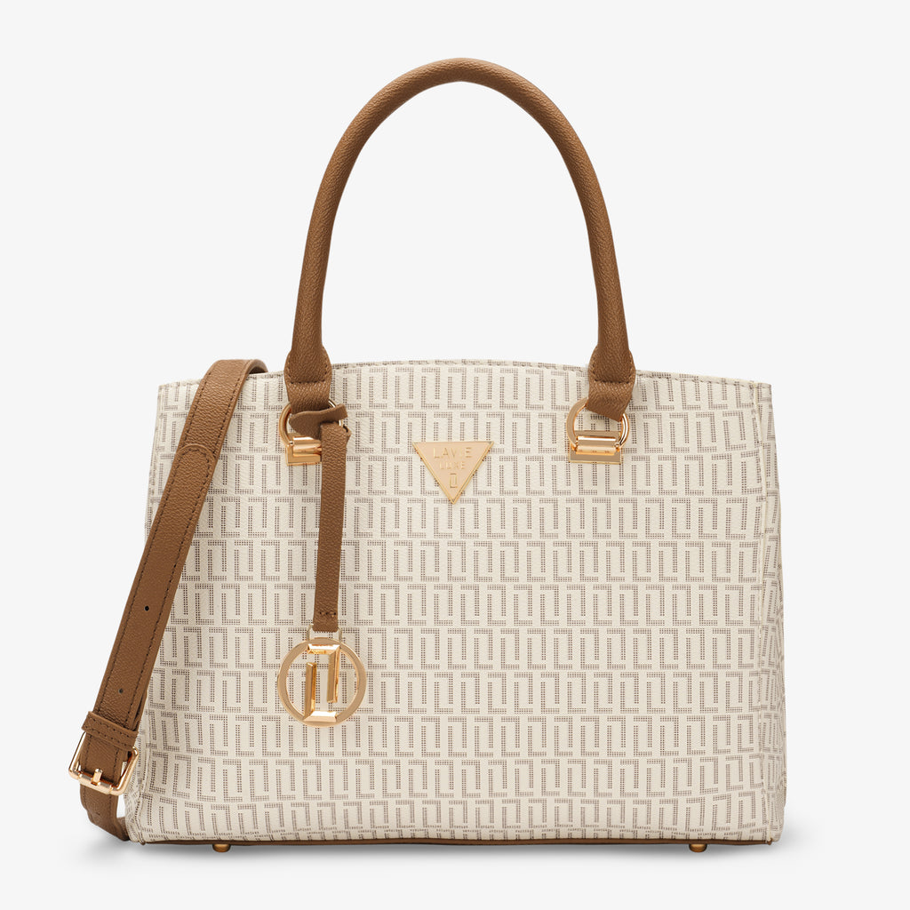Nora 3 Compartments Medium Satchel Bag