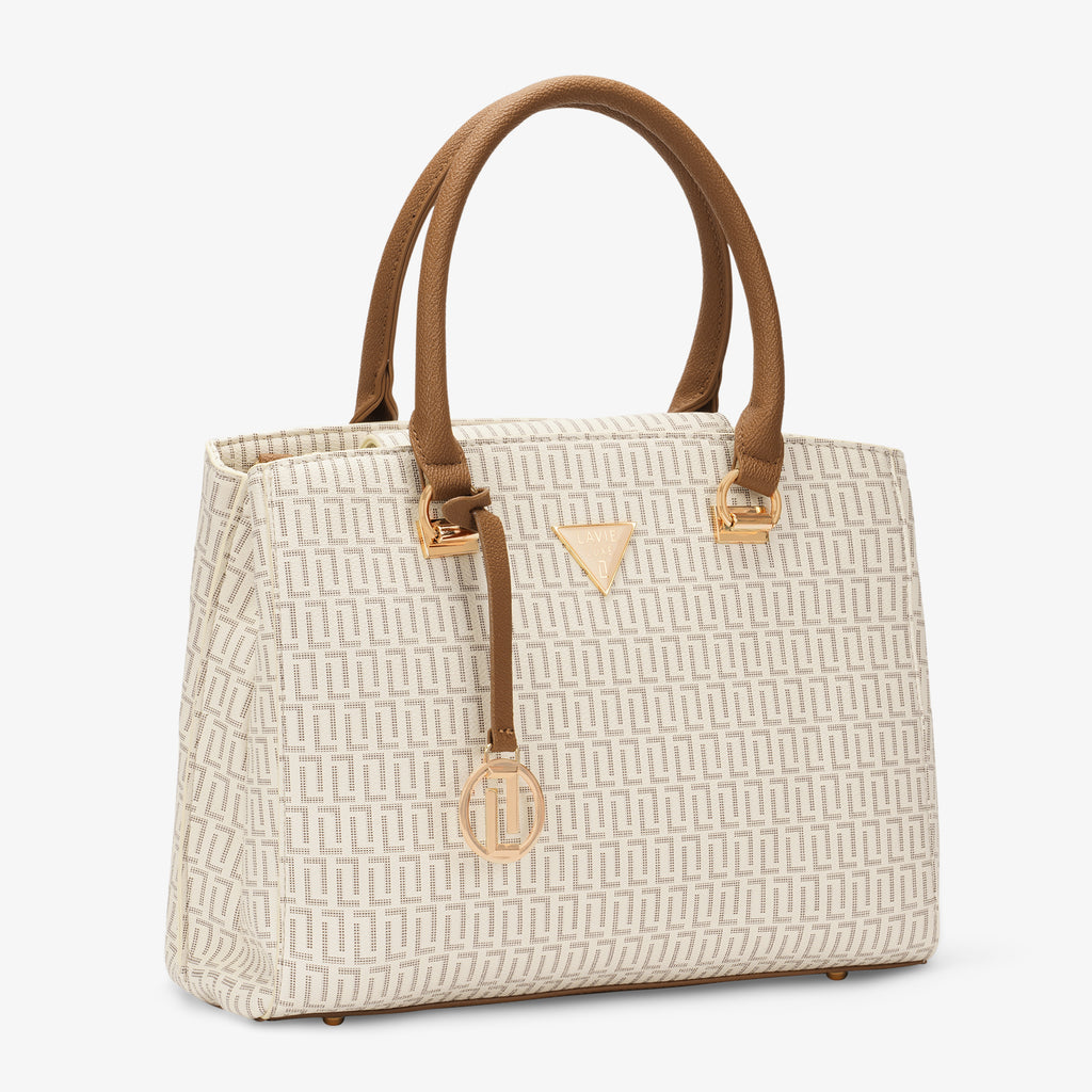 Nora 3 Compartments Medium Satchel Bag