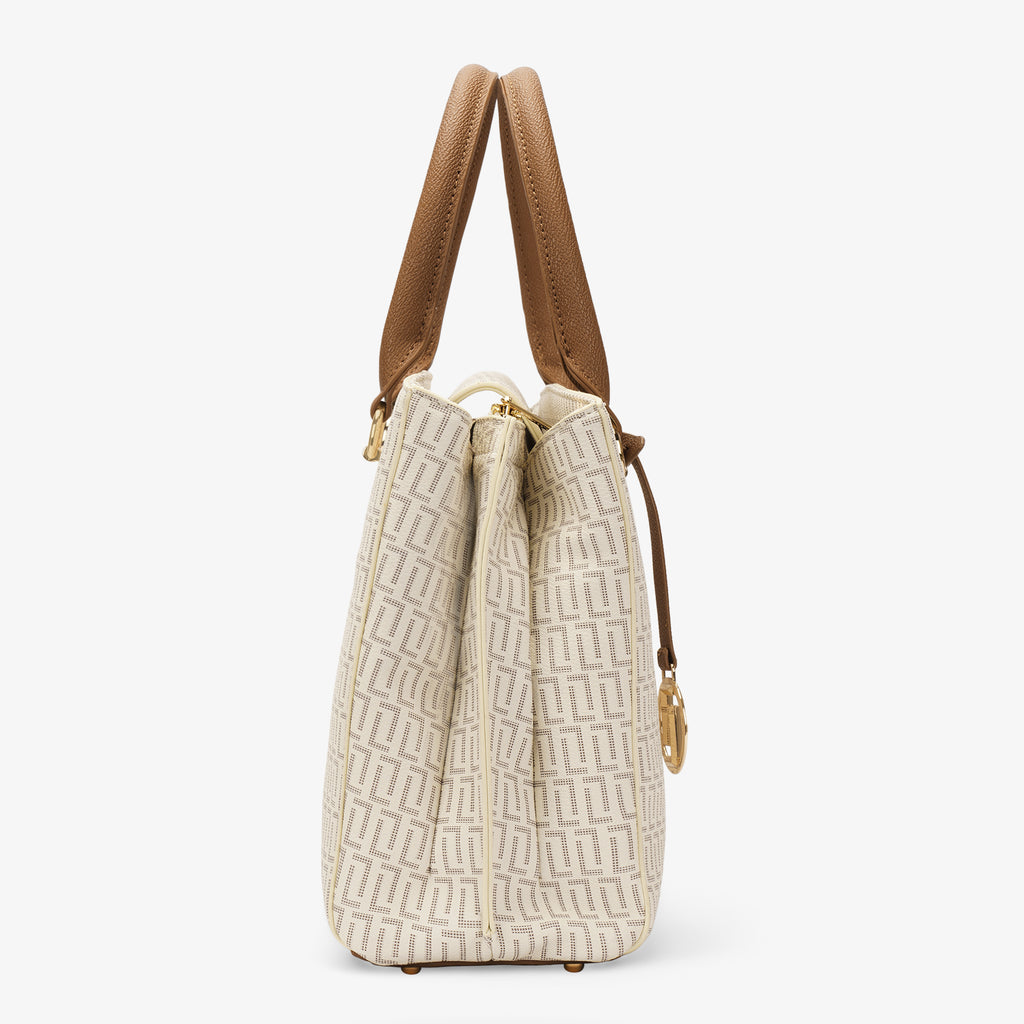 Nora 3 Compartments Medium Satchel Bag