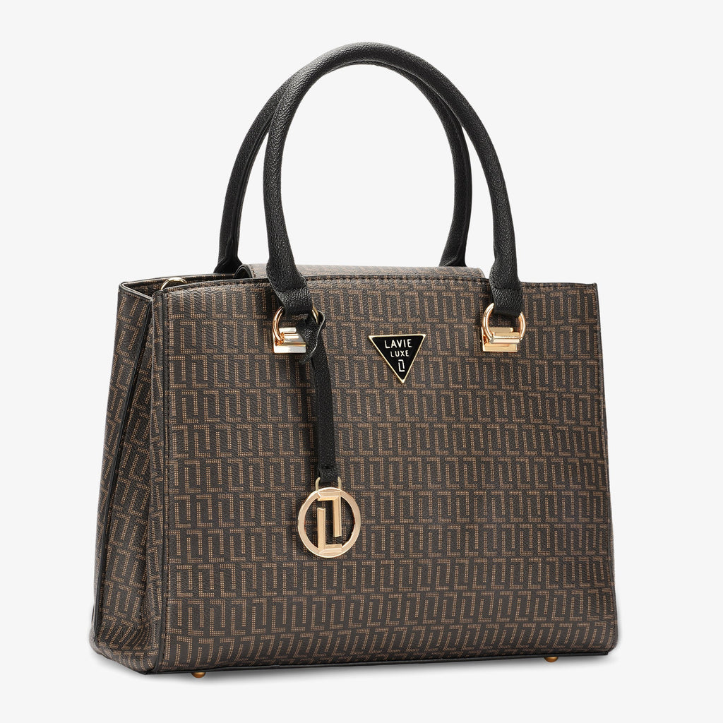 Nora 3 Compartments Medium Satchel Bag