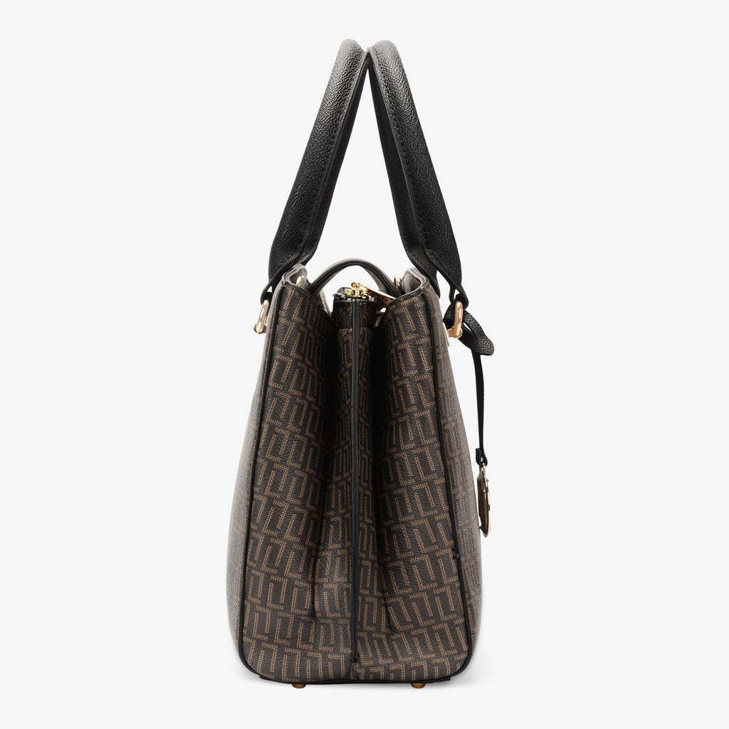 Nora 3 Compartments Medium Satchel Bag