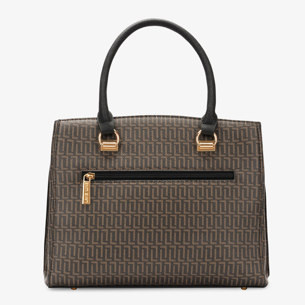 Nora 3 Compartments Medium Satchel Bag