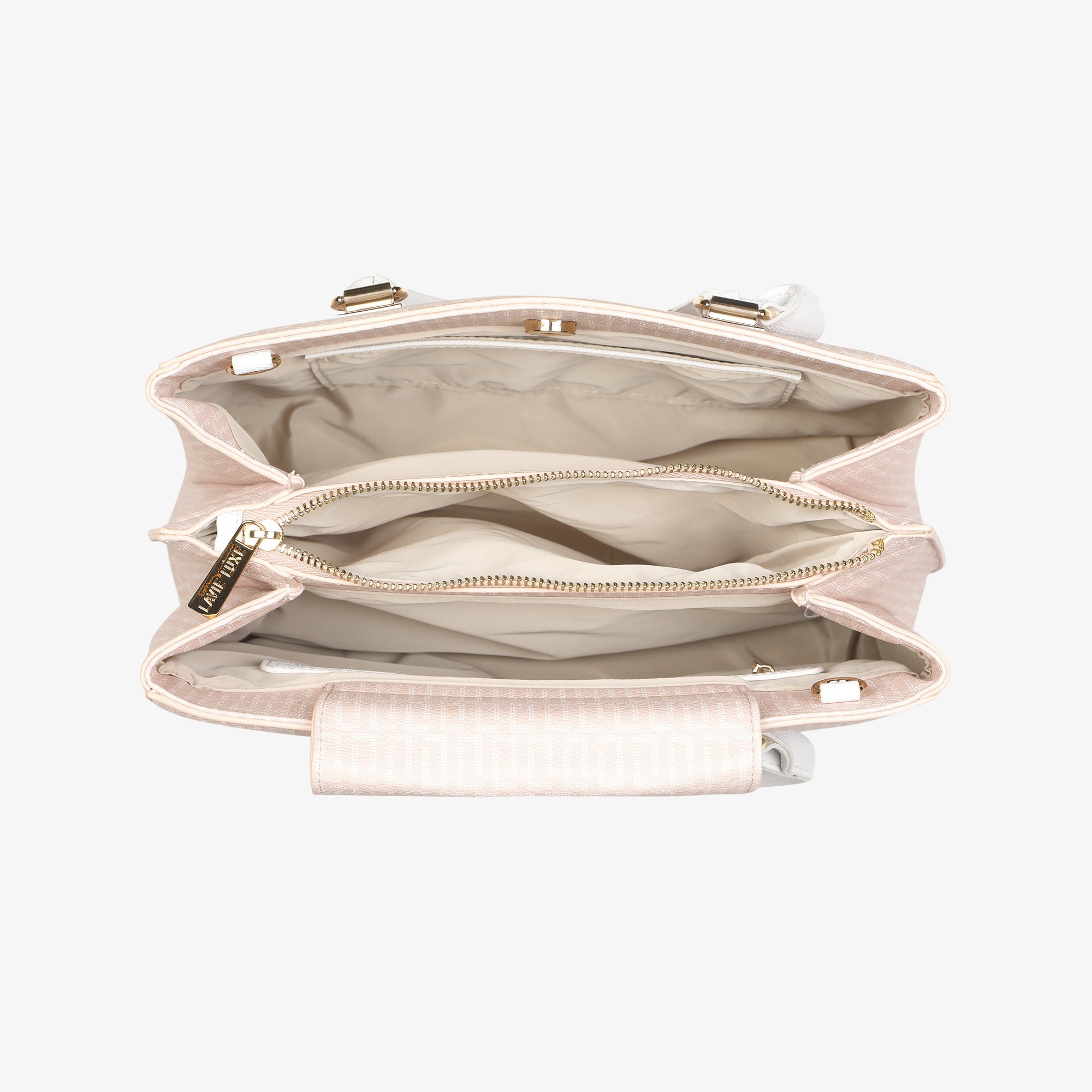 Nora 3 Compartments Medium Satchel Bag