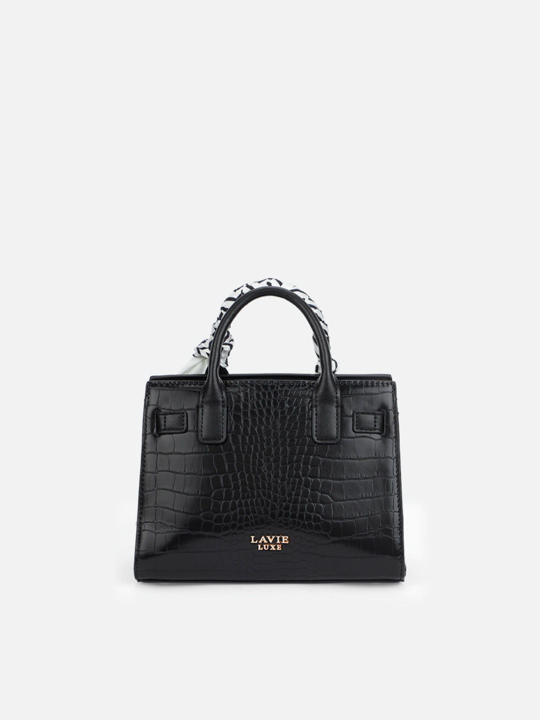 Strap 3 Compartment Small Satchel Bag