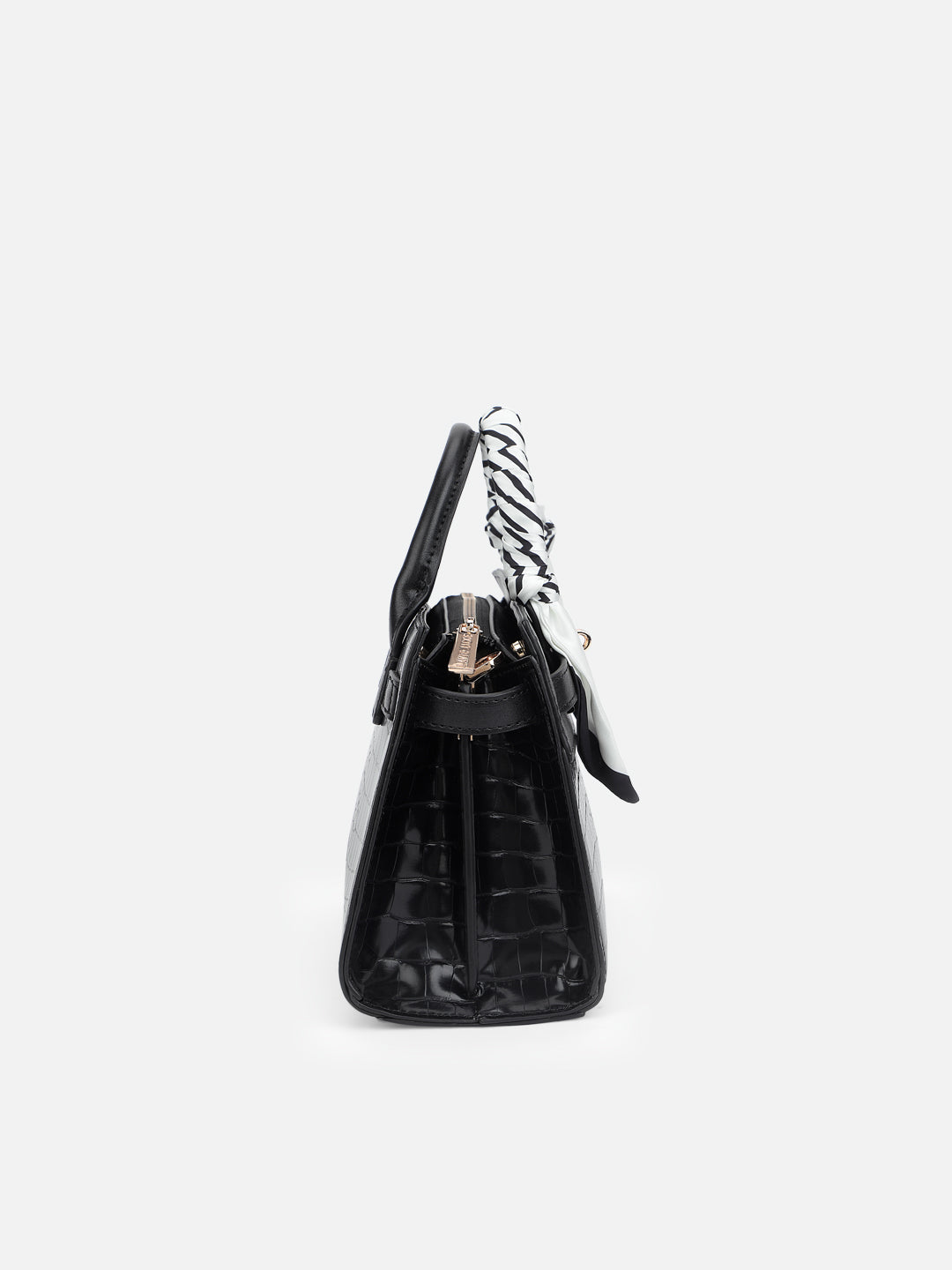 Strap 3 Compartment Small Satchel Bag