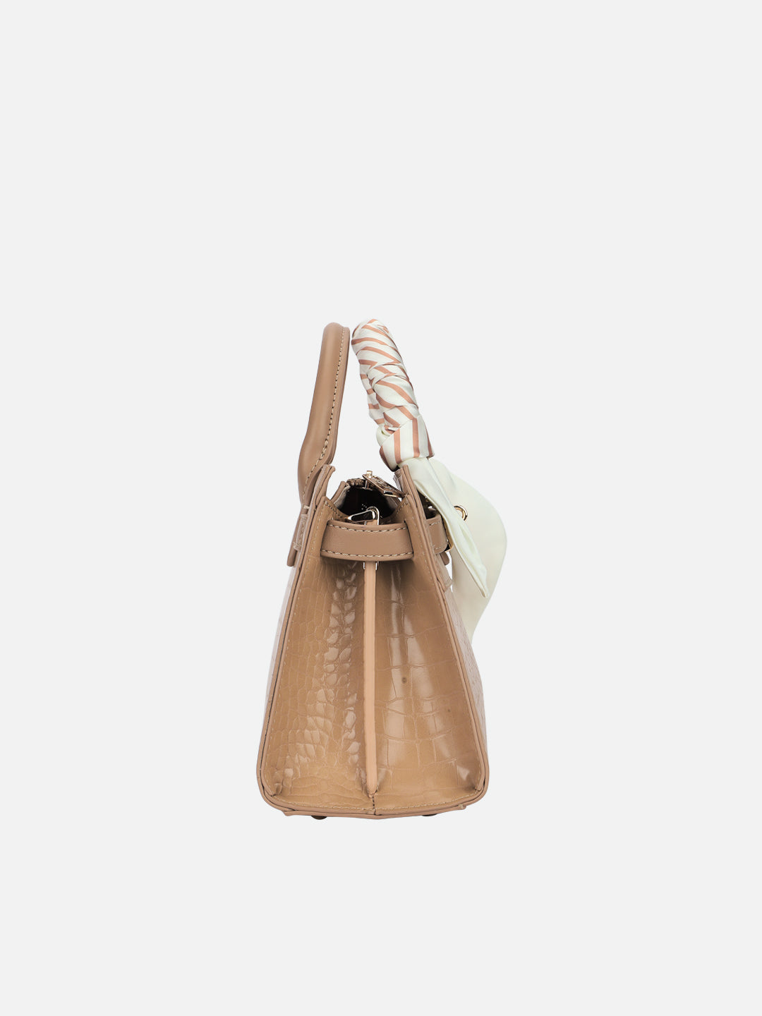 Strap 3 Compartment Small Satchel Bag