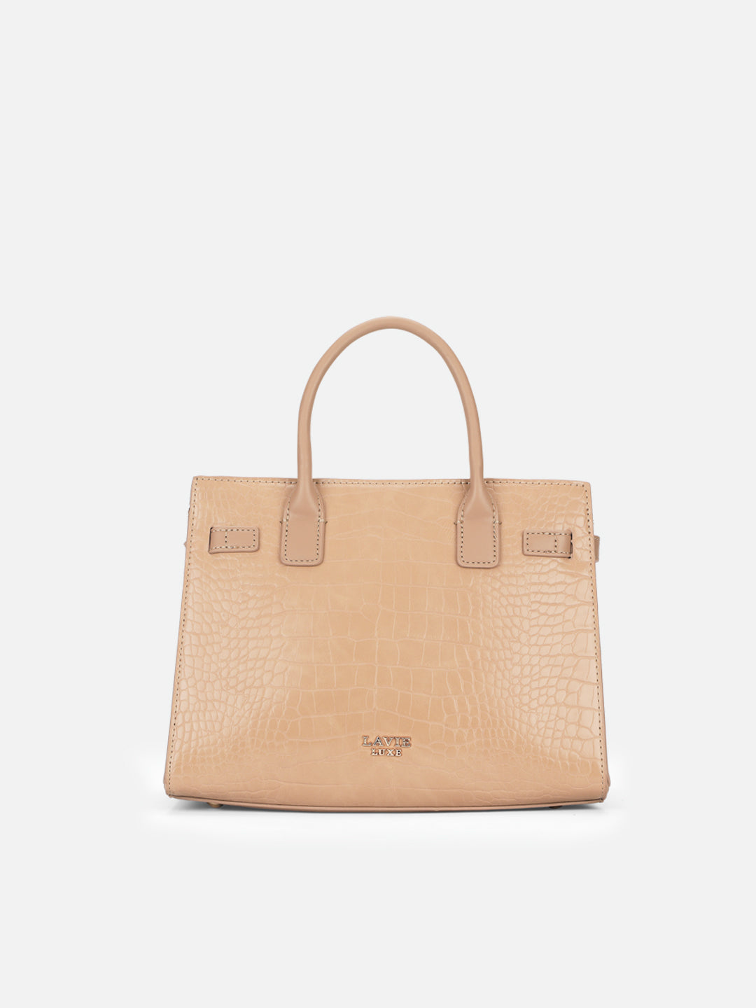 Strap 3 Compartment Medium Satchel Bag