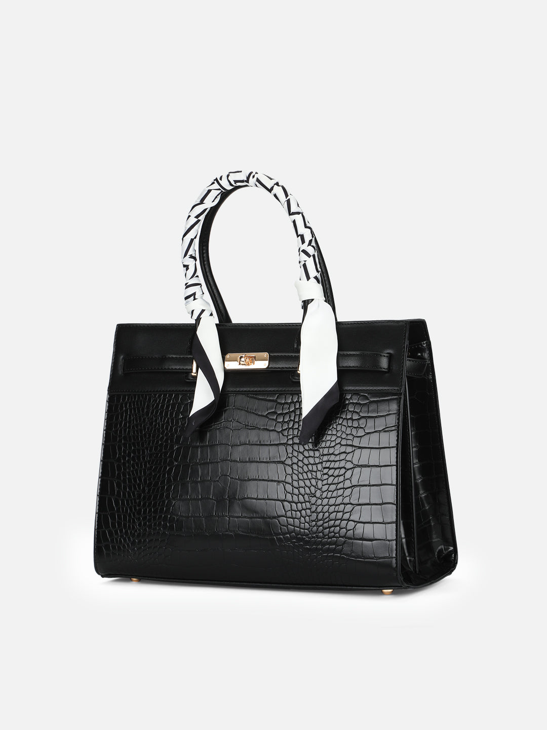 Strap 3 Compartment Large Satchel Bag