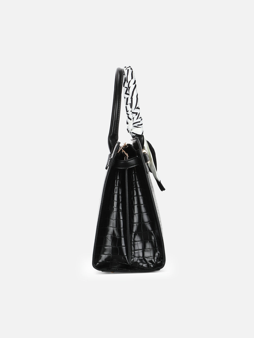 Strap 3 Compartment Large Satchel Bag