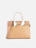 Strap 3 Compartment Large Satchel Bag