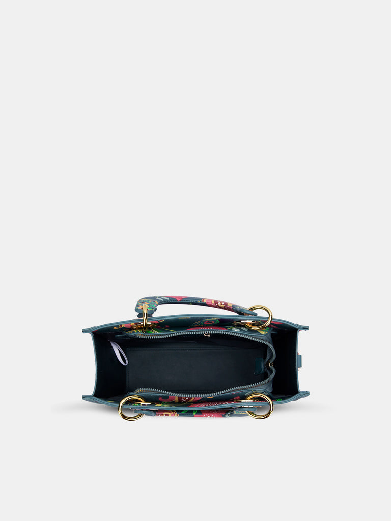 Anar Mor Print Small Box Satchel Bag