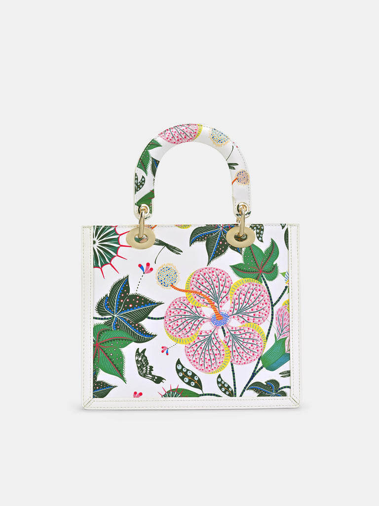 Anar Mor Print Small Box Satchel Bag