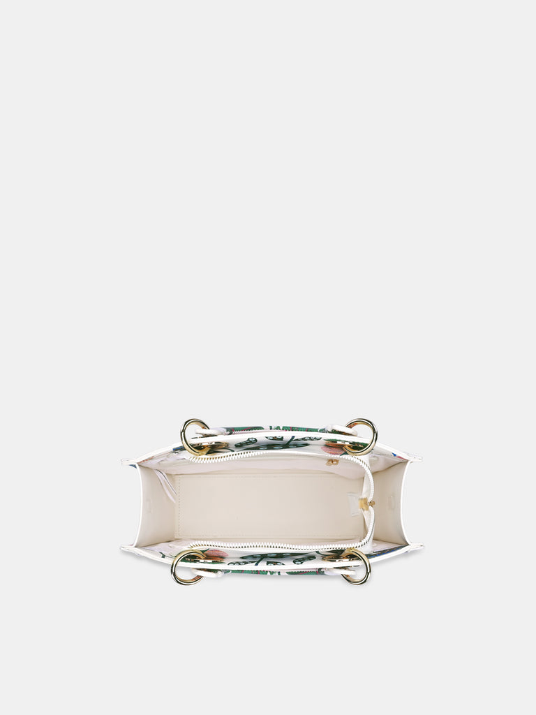 Anar Mor Print Small Box Satchel Bag