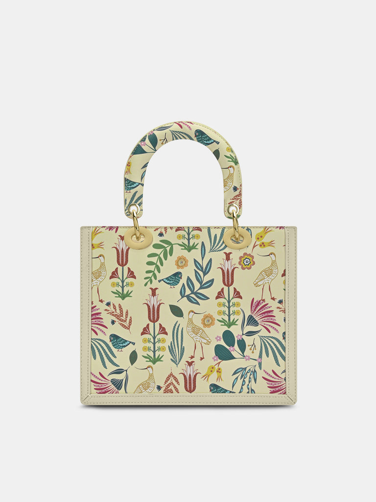 Anar Mor Print Small Box Satchel Bag