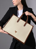 Madisson Large Box Tote Bag