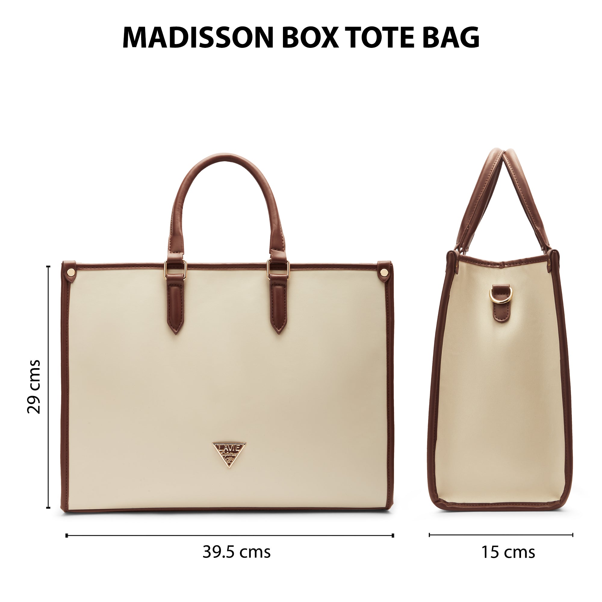 Lavie Signature Madisson Large Off White Womens Box Tote