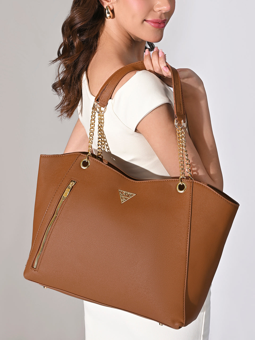 Lavie Signature Houston Large Tan Womens Tote