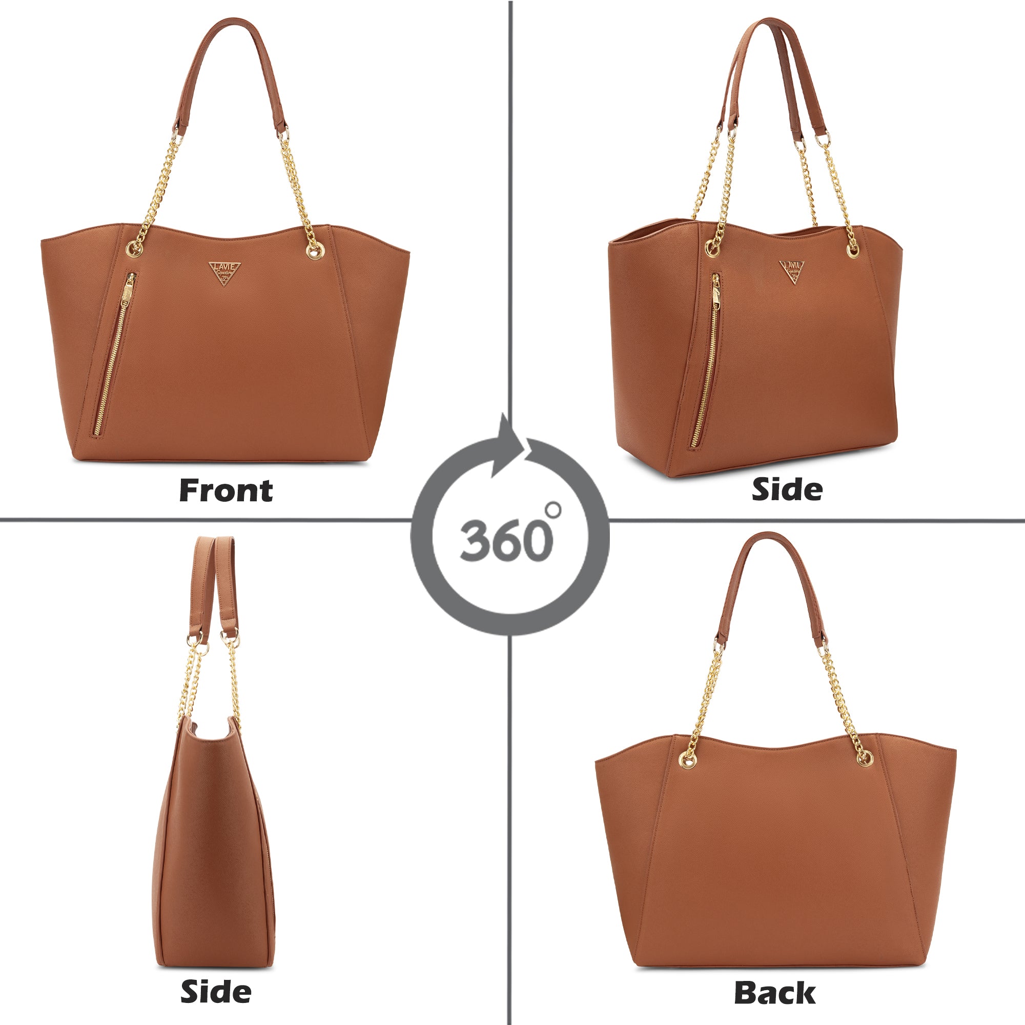 Lavie Signature Houston Large Tan Womens Tote