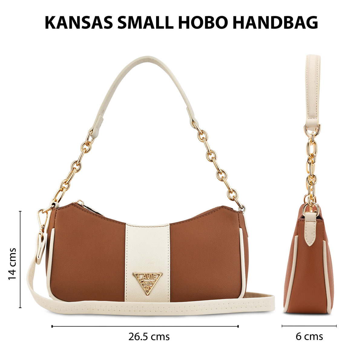 Lavie Signature Kansas Small Dark Tan Womens Hobo