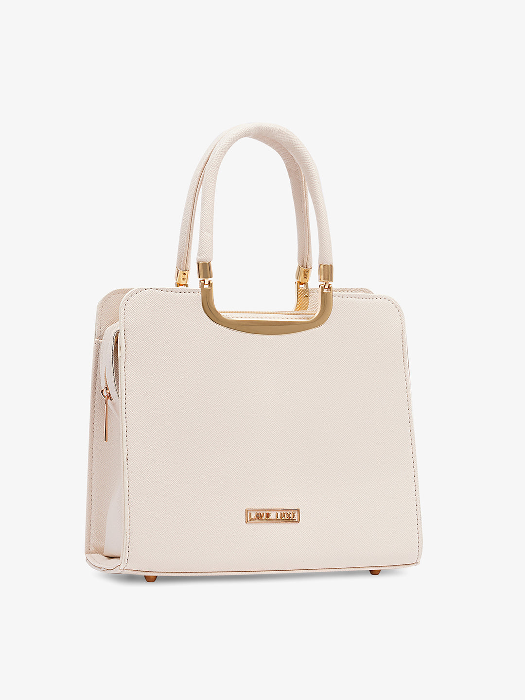 Melie Medium Satchel Bag Off White