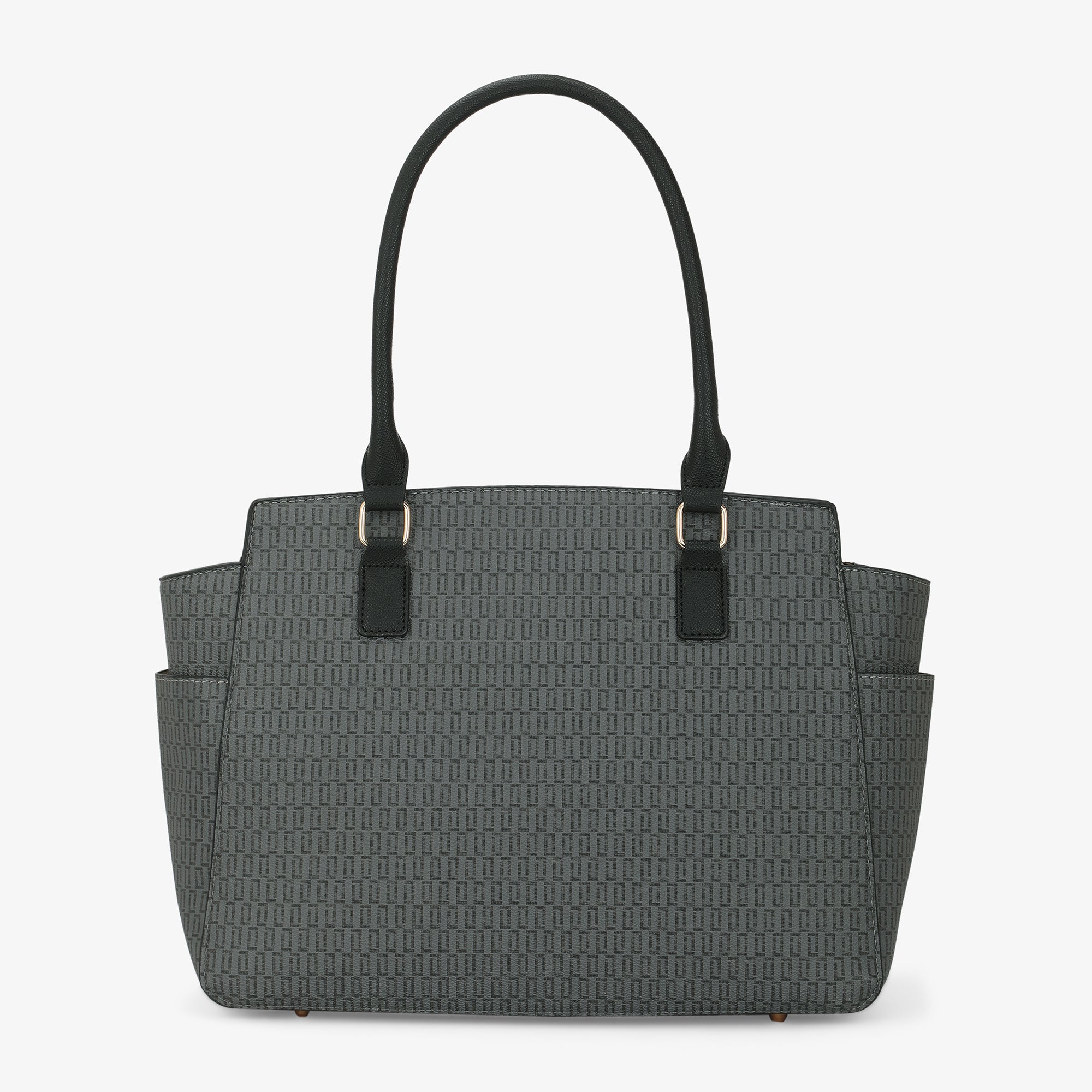 Lavie Luxe Mono Kelly Black Large Women's Tote