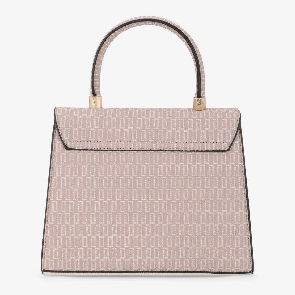 Lavie Luxe Monogram Ipsy24 Pink Medium Women's Satchel