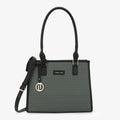 Quad Extra Large Black Handbag