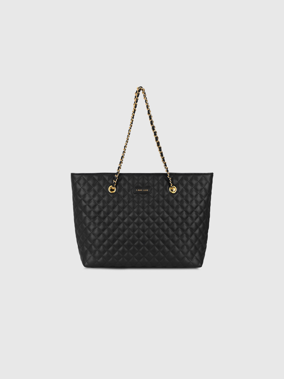 Lavie Luxe Query Black Large Women's Tote