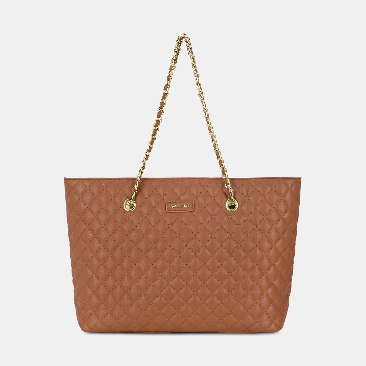 Lavie Luxe Query Tan Large Women's Tote