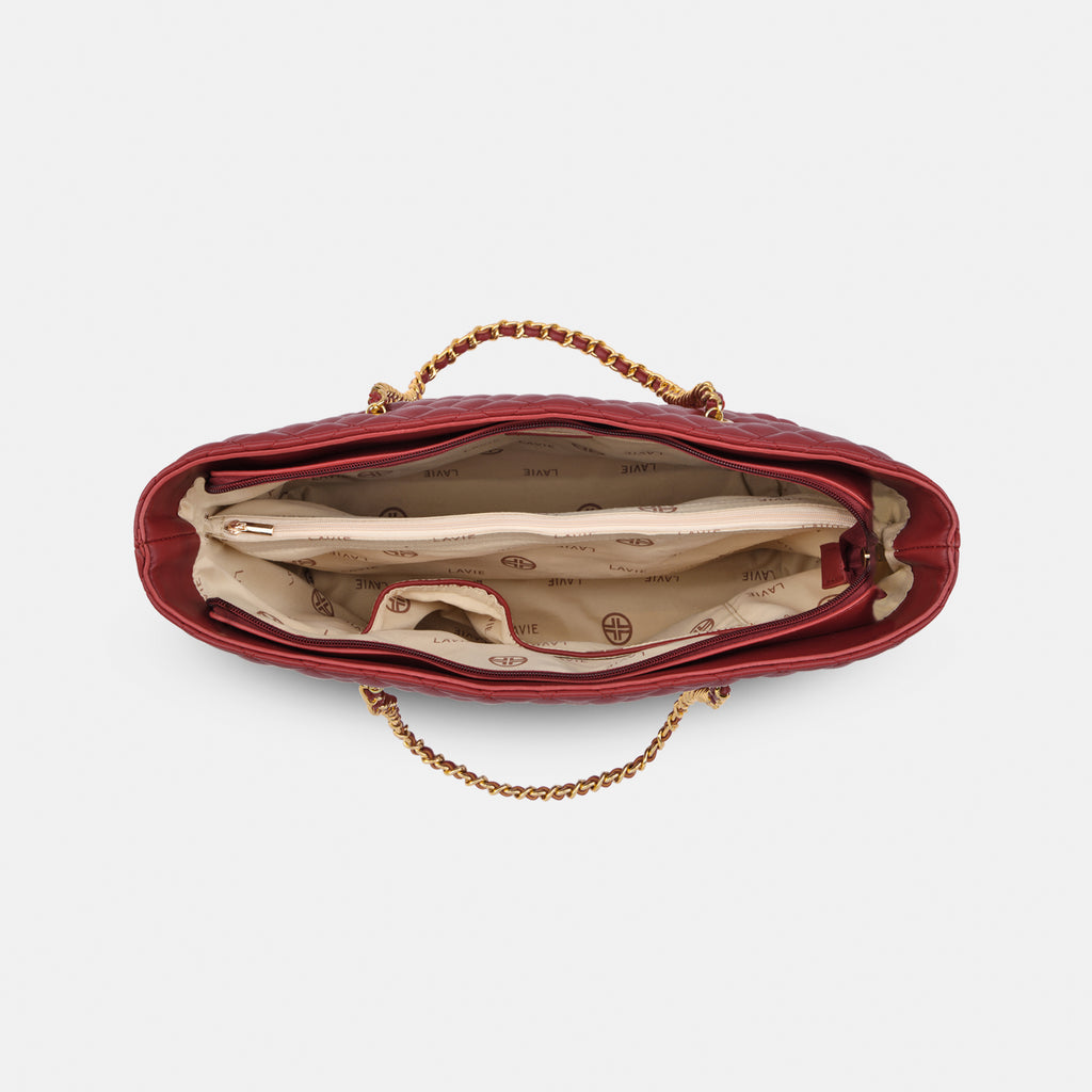 Lavie Luxe Query Wine Large Women's Tote