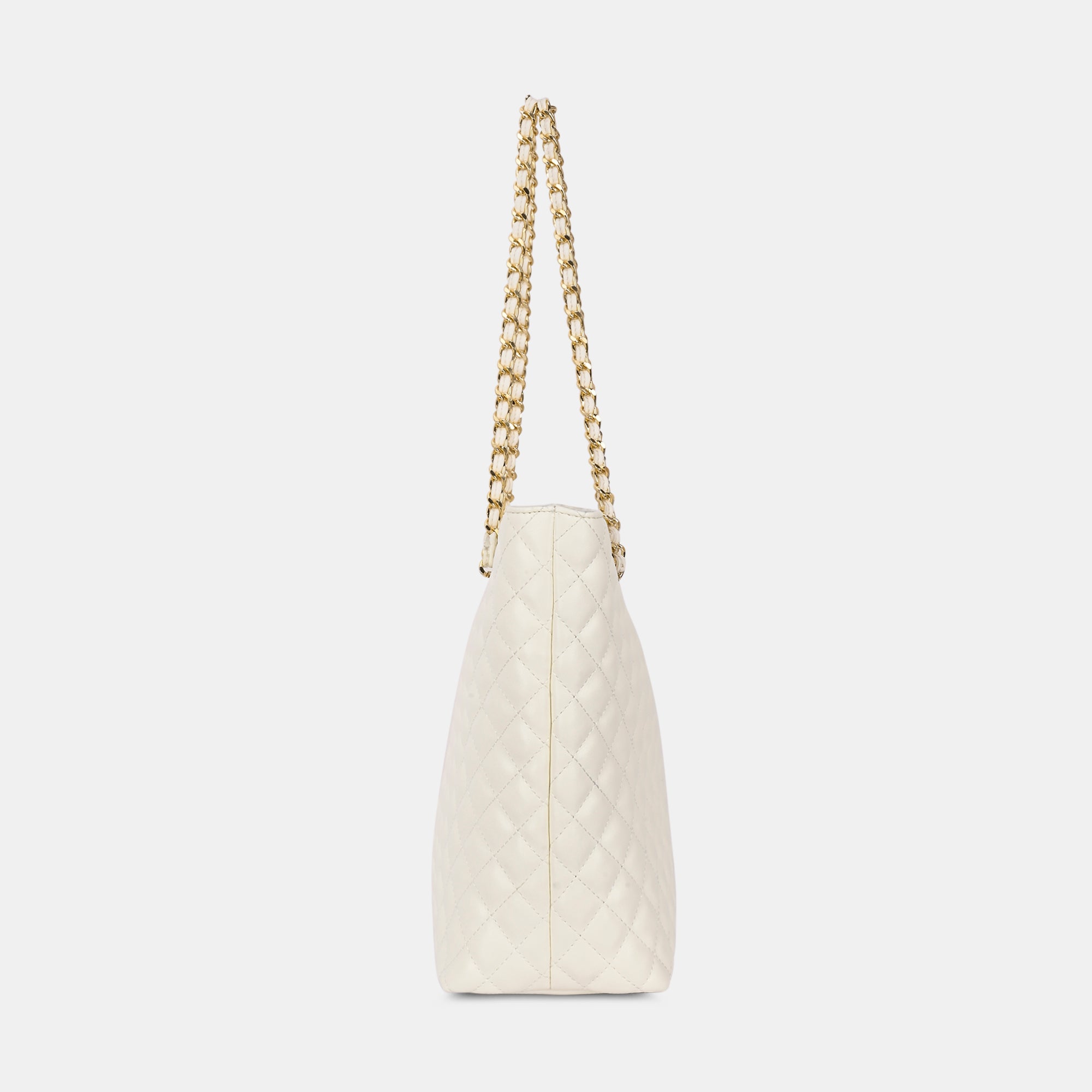 Lavie Luxe Query Off White Large Women's Tote