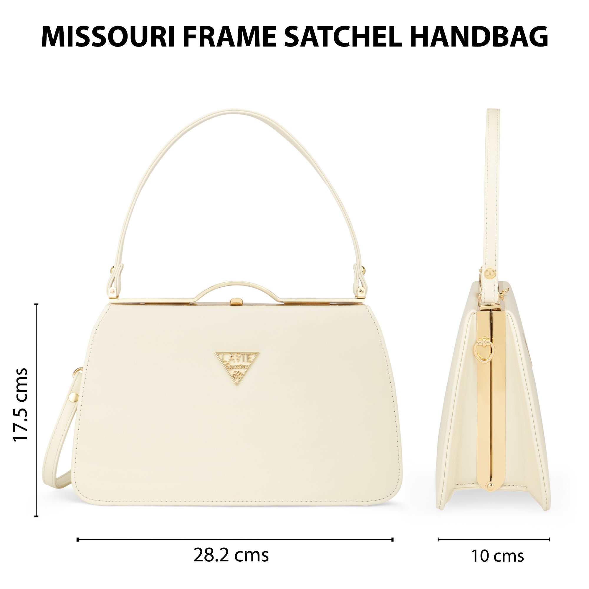Lavie Signature Missouri Off White Large Women's Frame Bag