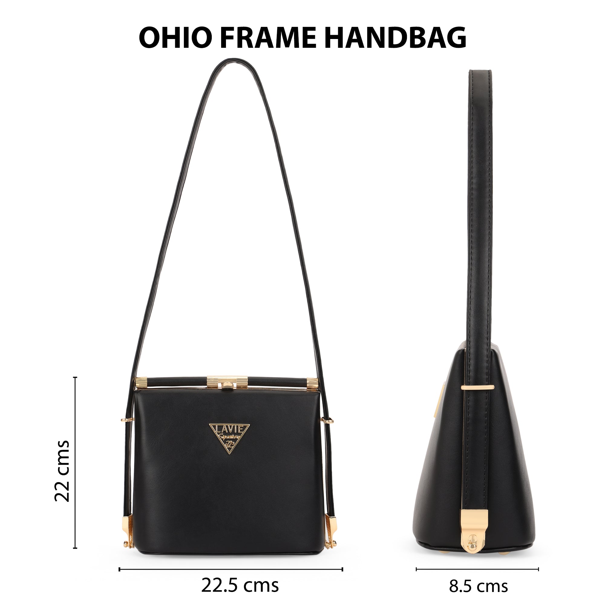 Lavie Signature Ohio Black Large Women's Ohio Frame Bag