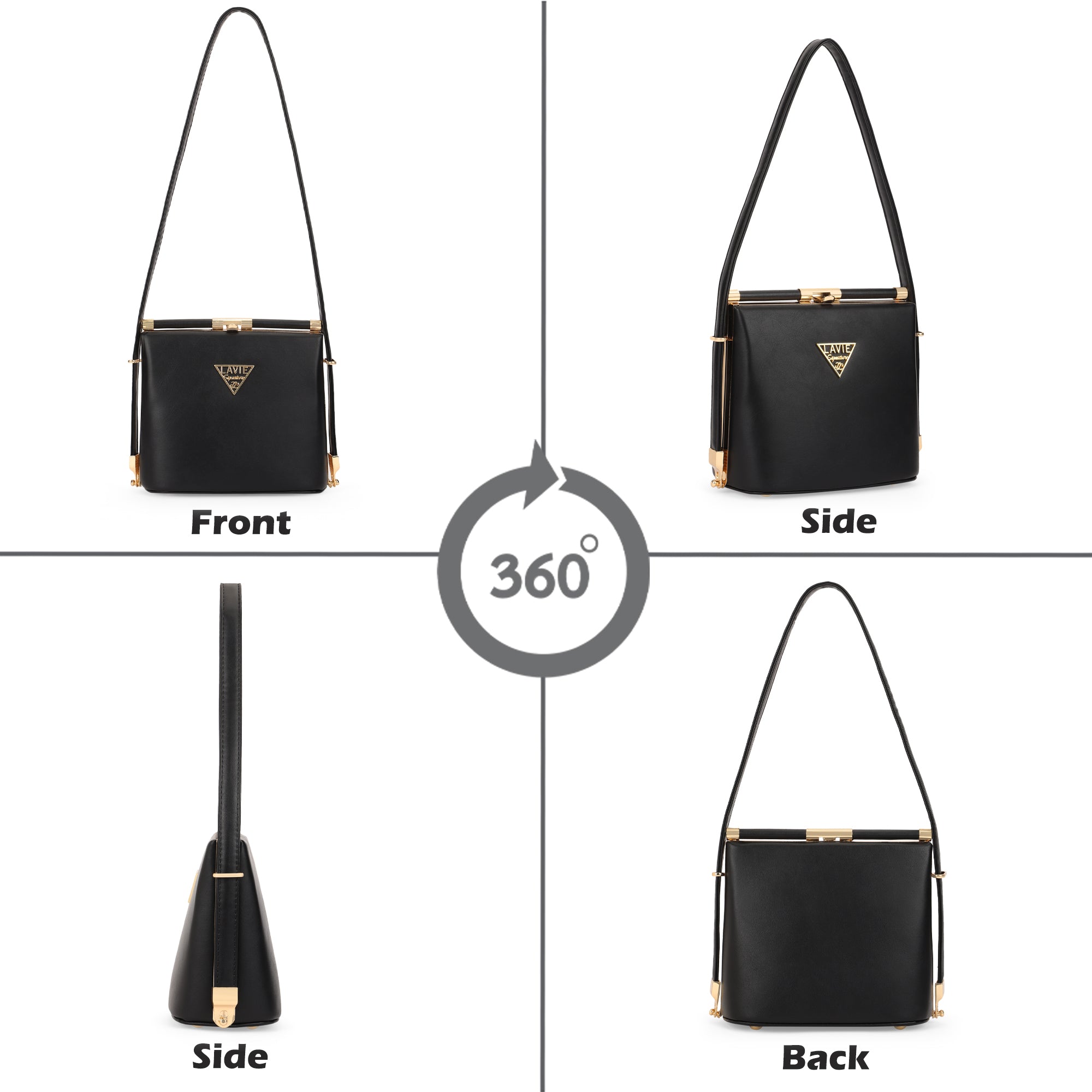 Lavie Signature Ohio Black Large Women's Ohio Frame Bag