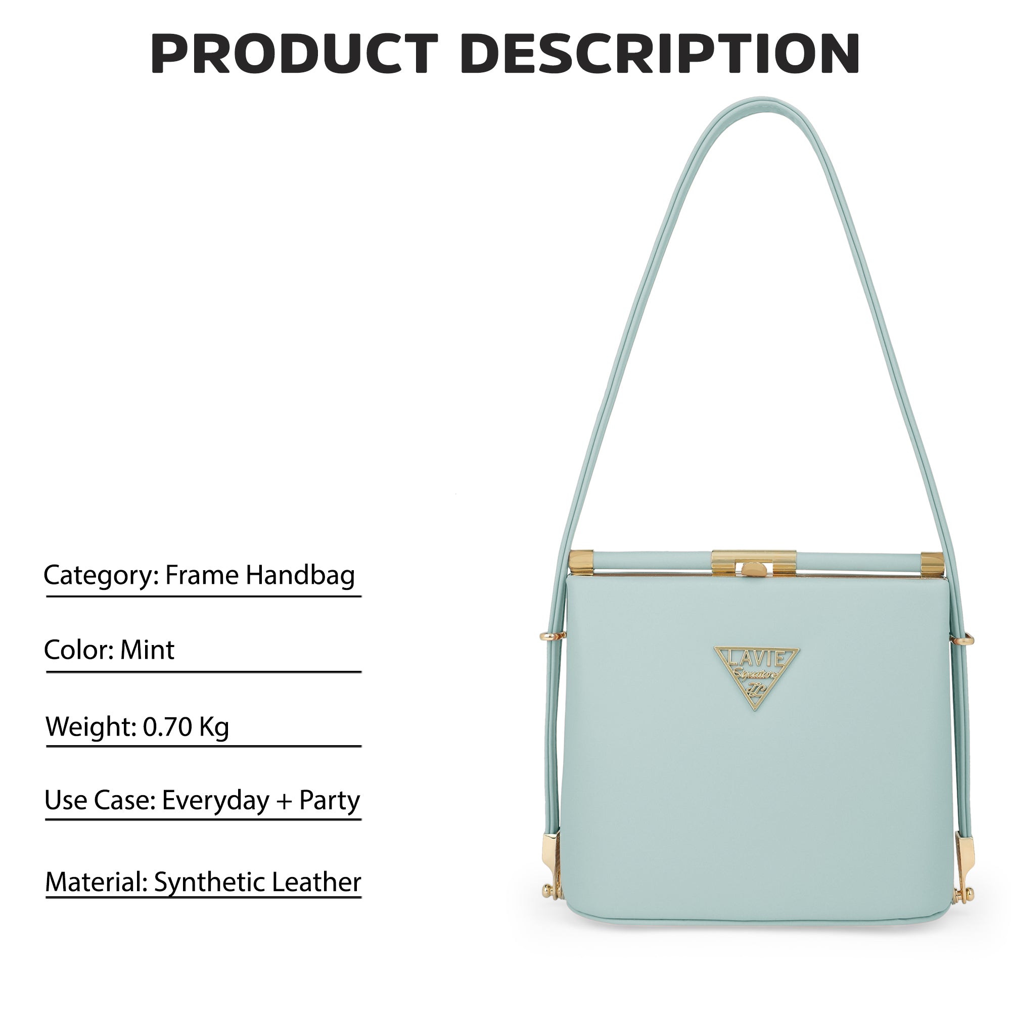 Lavie Signature Ohio Mint Large Women's Ohio Frame Bag