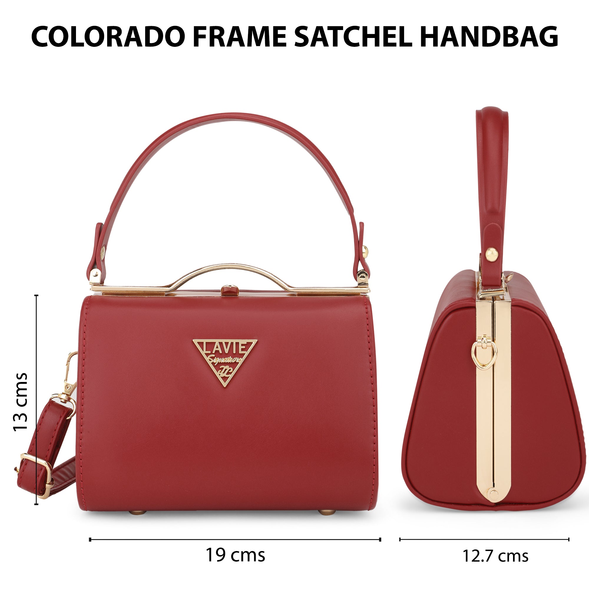 Lavie Signature Colorado Maroon Small Women's Frame Bag