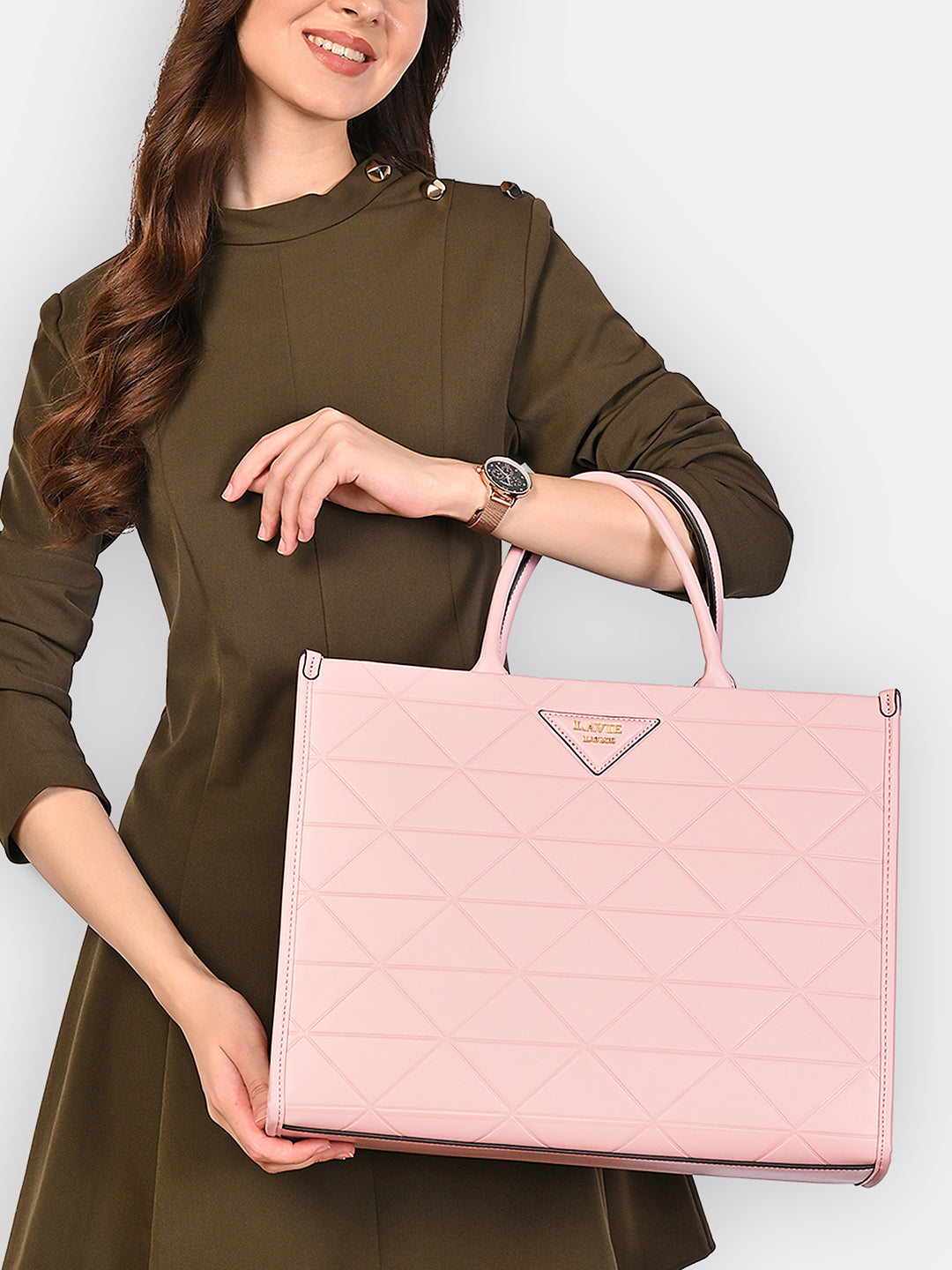 Lavie Luxe Mona25 Extra Large Box Satchel