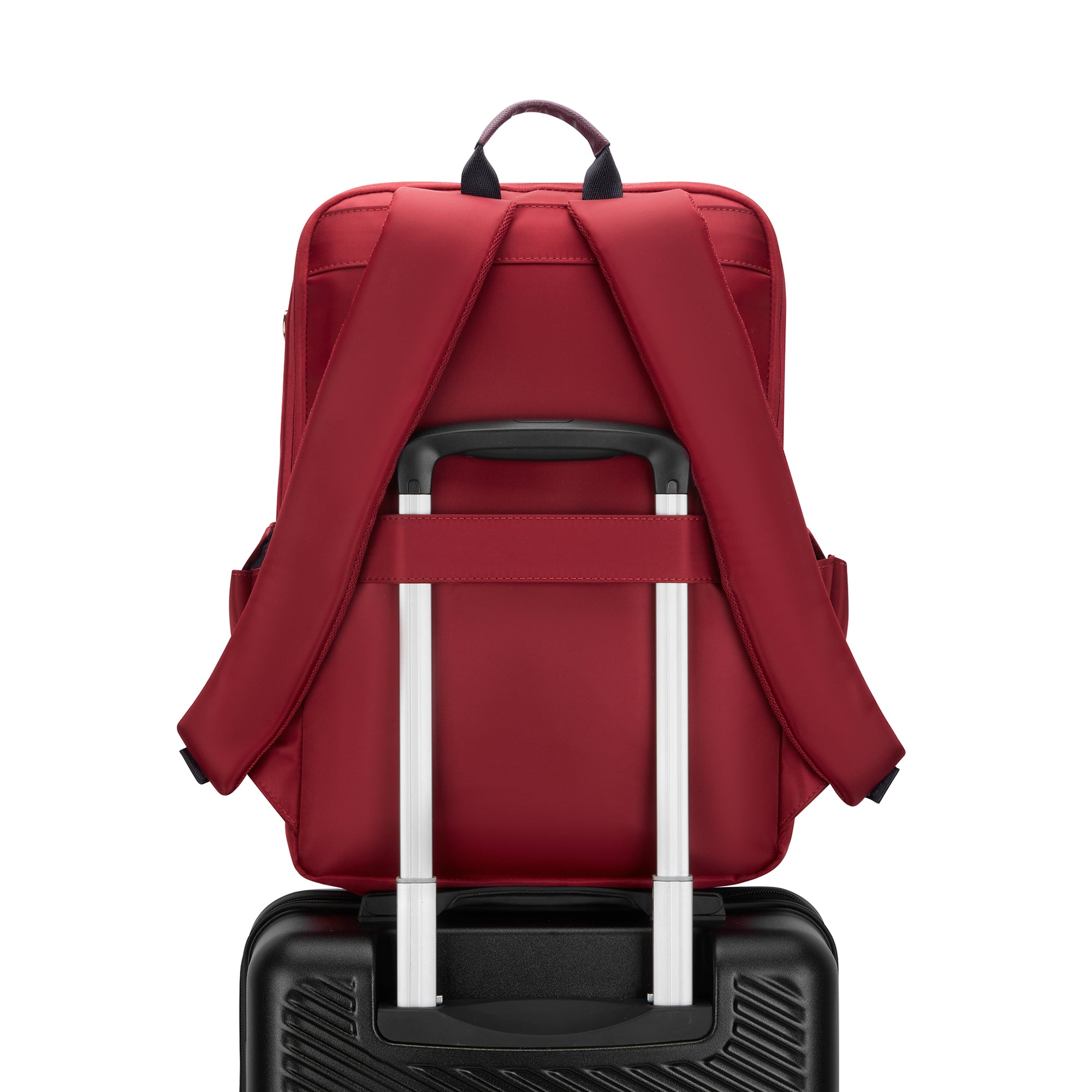 Zenia Laptop Backpack Maroon