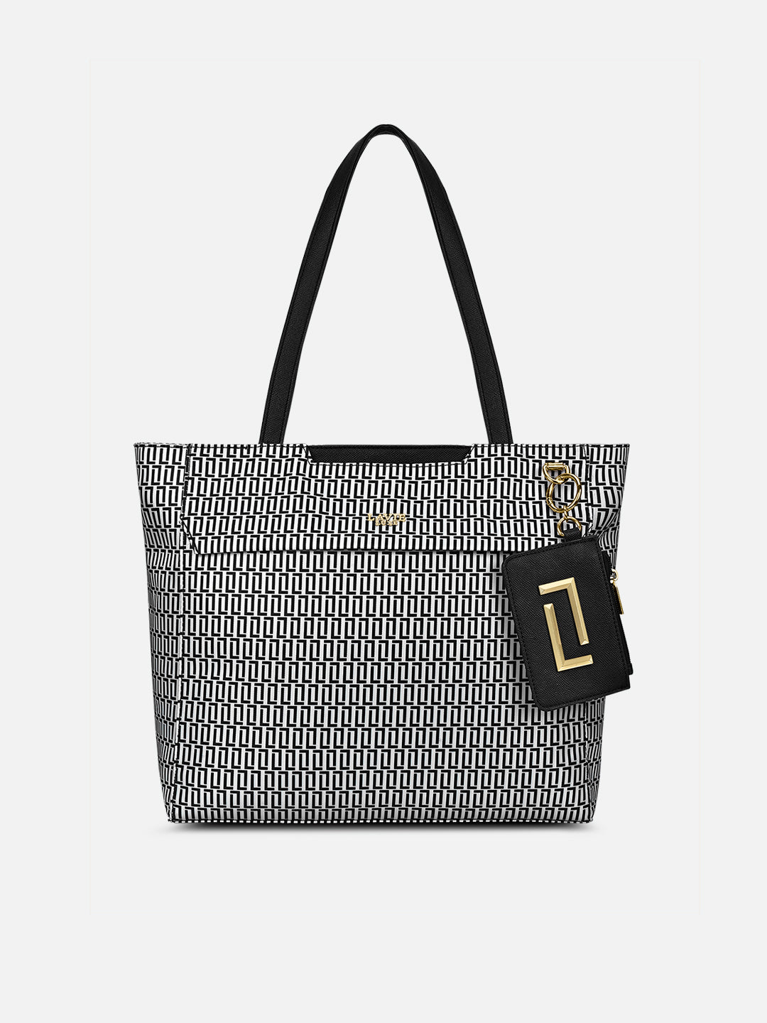 Monogram Zumi Large Black Tote Bag