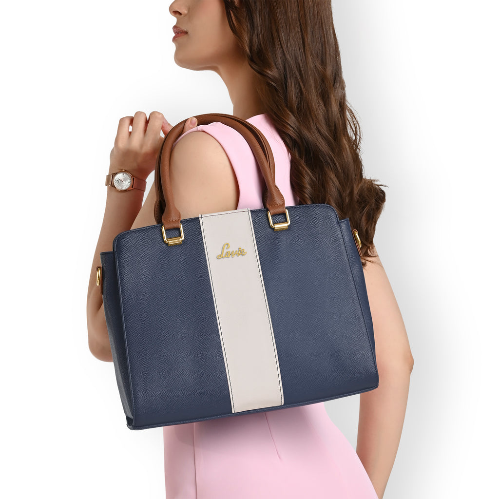 Willow Colourblock Medium Satchel Bag