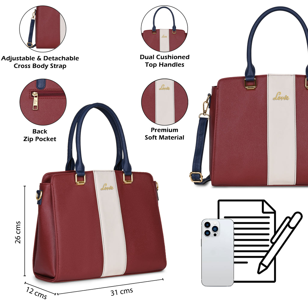 Willow Colourblock Medium Satchel Bag