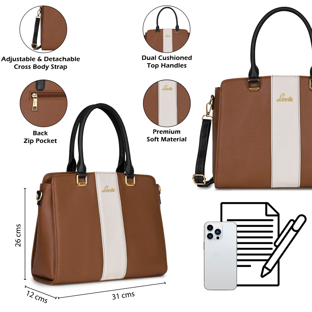 Willow Colourblock Medium Satchel Bag