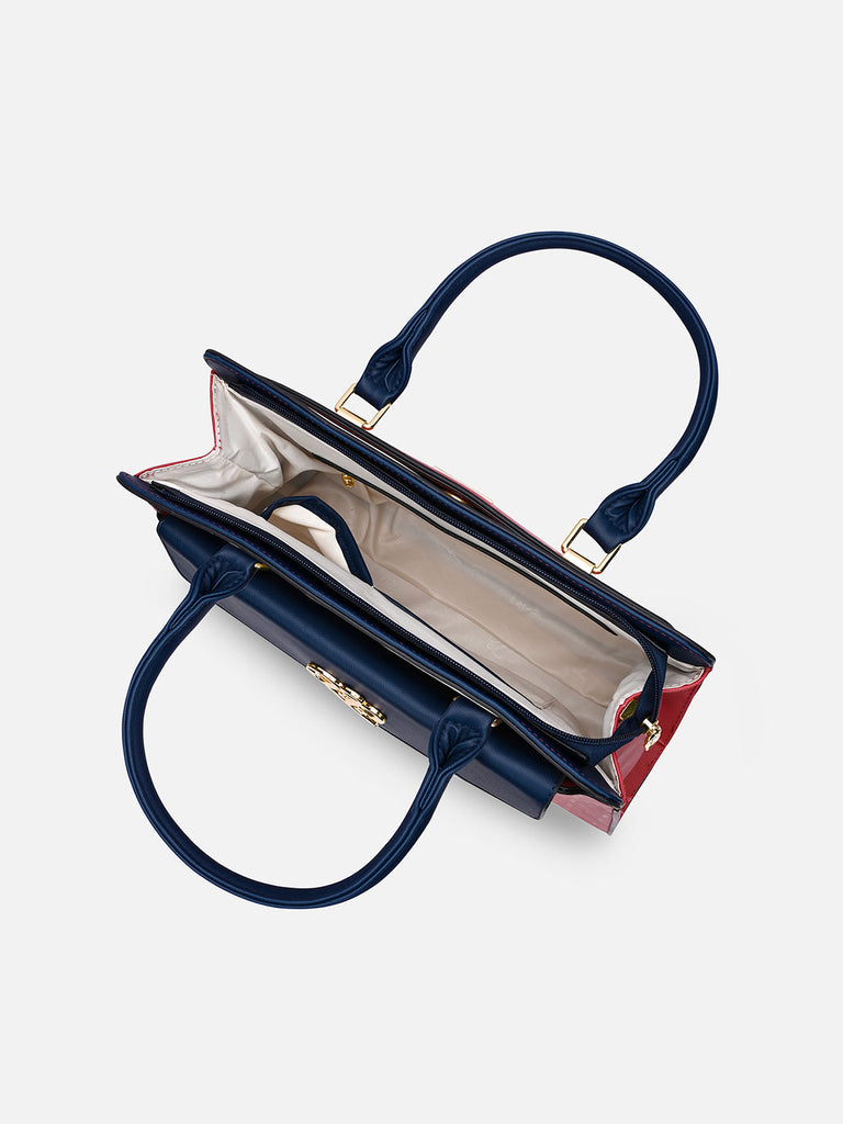 Washington Colourblock Medium Satchel Bag